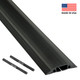 Floor Cable Cover, 6ft With 2 Connectors, Black - US/FC83B Floor Cable Cover, 6ft With 2 Connectors, Black - US/FC83B